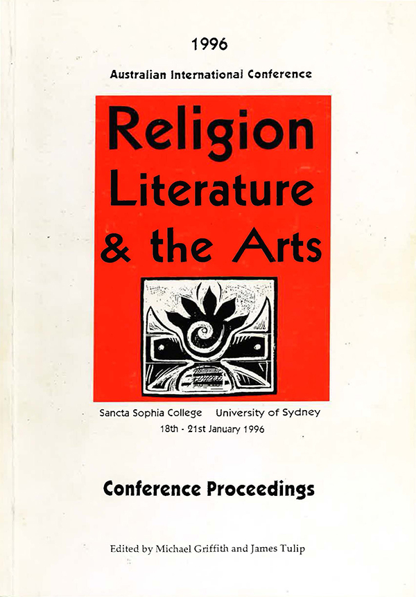 cover image religion literature and the arts 1996